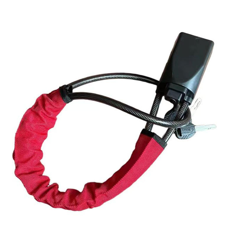 Car String Lock - Universal Retractable Steel Cable Anti-Theft Steering Wheel Lock | LJW376 Model